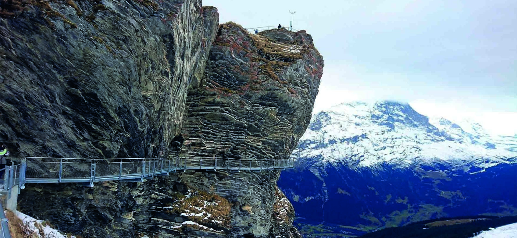 Entdecke den Cliff Walk auf dem Berg First !