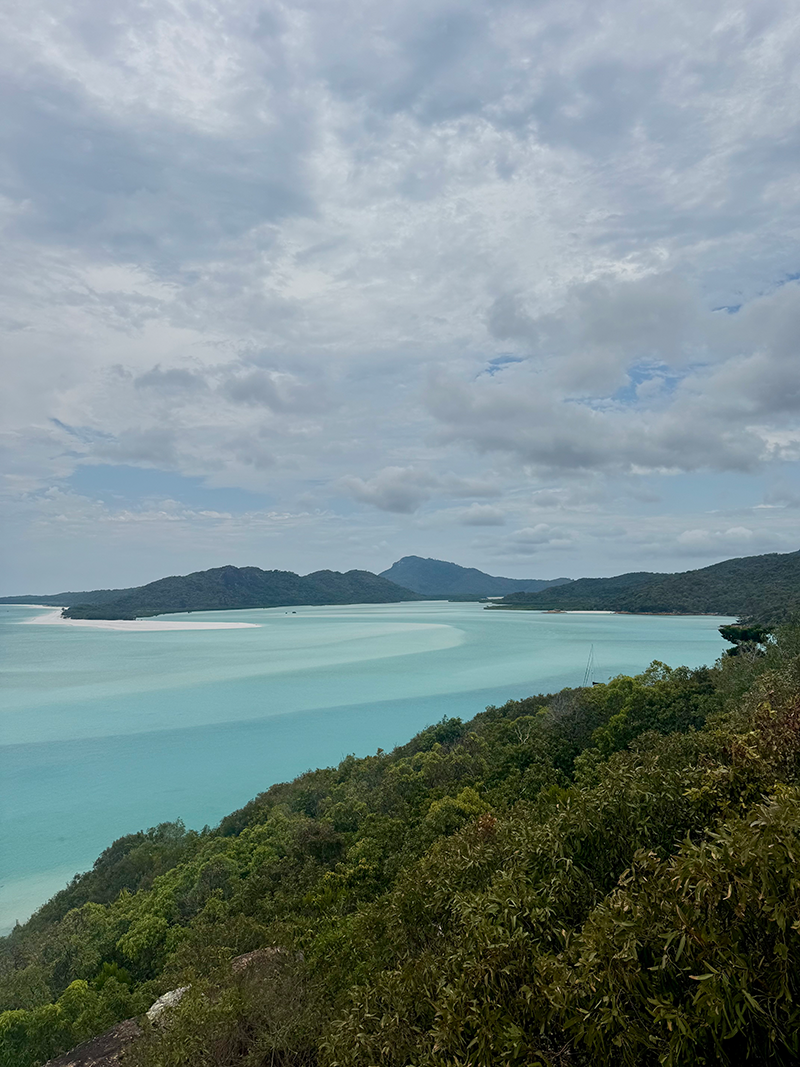 Blick vom Hill Inlet Lookout auf die Whitsunday Islands